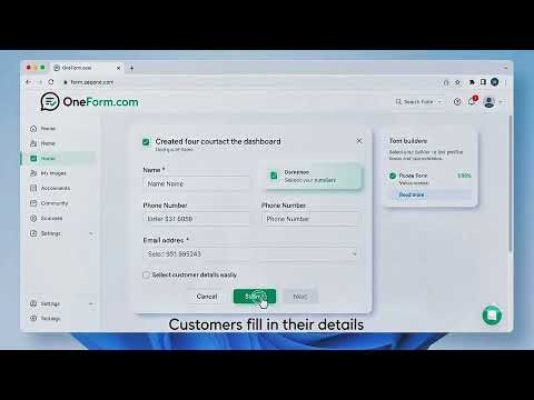OneForm demo video thumbnail